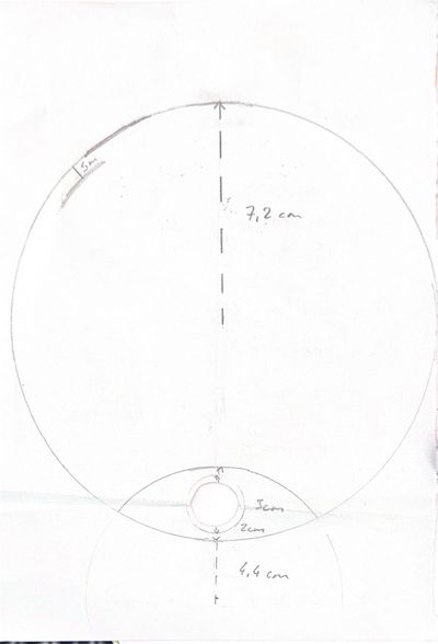Croquis coté du système de loquet